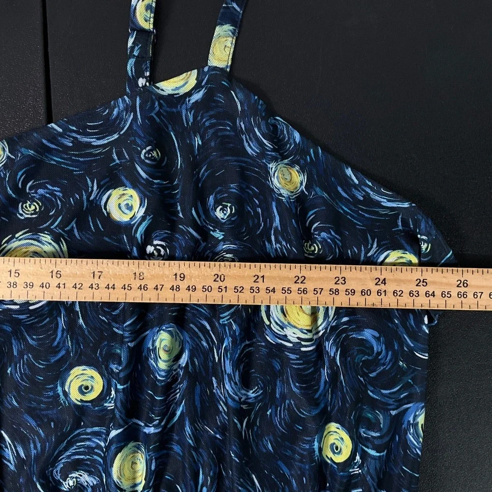 Hot Topic Dress Women 4x Blue Art Celestial Whimsical Stars Astronomy